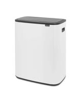 Brabantia bo touch bin 2x30 liter white - thumbnail