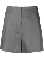 Blanca Vita short à taille haute - Gris