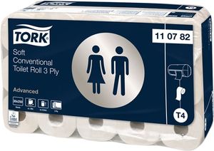 Tork Toiletpapier | 3 laags, decorprint | 30 stuks - 110782 110782