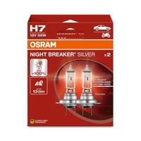 OSRAM NIGHT BREAKER SILVER, H7, halogeenkoplampen, hangende vouwdoos (2 lampen)