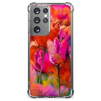 Back Cover Samsung Galaxy S21 Ultra Tulips - thumbnail