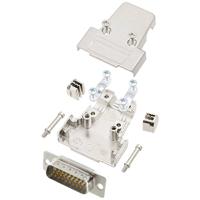 encitech TRI-M-15-HDP26-W-K 6355-8058-02 D-sub male connectorset 180 ° Aantal polen: 26 Soldeerkelk 1 stuk(s)