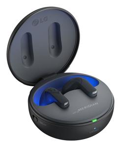 LG Electronics TONE Free DT90Q In Ear oordopjes Bluetooth Stereo Zwart Noise Cancelling, Ruisonderdrukking (microfoon) Headset, Oplaadbox