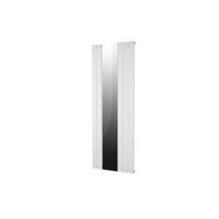 Designradiator Plieger Cavallino Retto Specchio 773 Watt Middenaansluiting 180x60,2 cm Mat Zwart