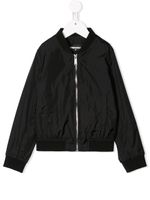 DSQUARED2 KIDS veste bomber à logo imprimé - Noir