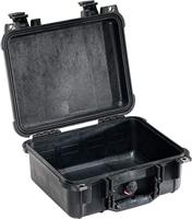 PELI 1400-001-110E Waterdichte Koffer Voor Camera'S, Meetinstrumenten, Elektronica Of Ander Kwetsbaar Appartuur, Ip67 Water- En Stofdicht, Capaciteit: 9L, Gemaakt In Duitsland, Zonder Schuim, Kleur: Zwart