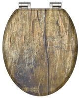 MDF WC-bril SOLID WOOD met soft-close
 - 80124