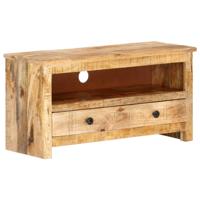 Vidaxl Tv-meubel 79x30x40 Cm Ruw Mangohout