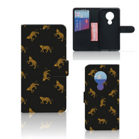 Telefoonhoesje met Pasjes voor Nokia 7.2 | Nokia 6.2 Leopards