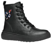 Geox J PHAOLAE Girl D enkellaars, zwart, 4.5 UK, Zwart, 4.5 UK