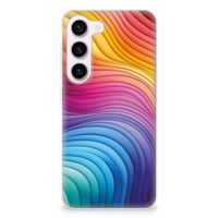 TPU Hoesje voor Samsung Galaxy S23 Regenboog - thumbnail