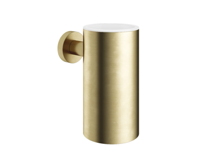 Hotbath Cobber bekerhouder 12,4 x 6,5 x 10,5 cm, geborsteld messing PVD