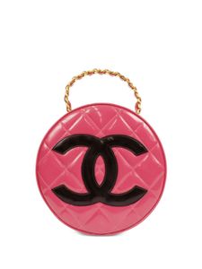 CHANEL Pre-Owned sac à main arrondi à design matelassé (1995) - Rose