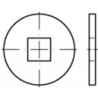 Onderlegring 11 mm 34 mm Staal Galvanisch verzinkt 100 stuk(s) TOOLCRAFT 107035