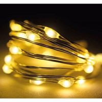 2x LED kerstverlichting micro warm wit 60 lampjes   - - thumbnail