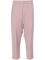 Rick Owens pantalon court à plis marqués - Rose