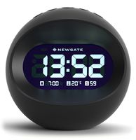 Newgate Centre Of The Earth LCD Alarm Klok - Zwart