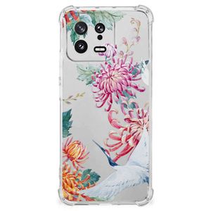 Xiaomi 13 Case Anti-shock Bird Flowers