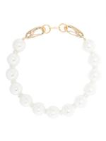 Atu Body Couture x Shir Fine Jewelry collier à perles strassées - Blanc