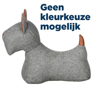 Deurstopper hond vilt / pu assorti