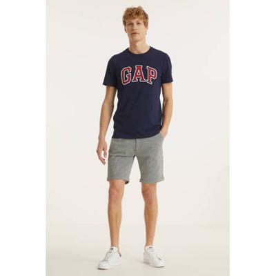GAP T-shirt Bas Arch met logo donkerblauw
