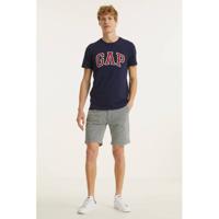 GAP T-shirt Bas Arch met logo donkerblauw
