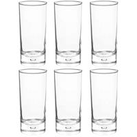 Set van 6x stuks longdrink glazen Georgi 290 ml van glas