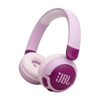 JBL Junior 320 BT, Draadloze On-Ear Bluetooth Hoofdtelefoon voor Kinderen met Ingebouwde Microfoon, 50 uur afspeeltijd, JBL Safe Sound, Laag Volume, Gemakkelijke Bediening en Stickerset, in Paars