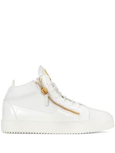 Giuseppe Zanotti baskets montantes Kriss en cuir - Blanc