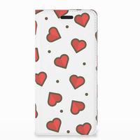 Nokia 3.1 (2018) Hoesje met Magneet Hearts