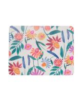 HEMA Placemat Kunststof 32x42 Wilde Bloemen (geel) - thumbnail