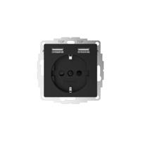 2USB InCharge PRO 55 EU 12W 2,4A - mat zwart