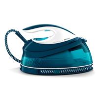 Philips PerfectCare Compact Stoomgenerator - 2400 W, Stoomstoot van 400 g, 6,5 Bar, OptimalTEMP-Technologie, Reservoir 1,5 L, Blauw/Wit (GC7844/20)