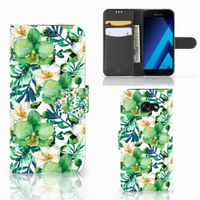 Samsung Galaxy A5 2017 Hoesje Orchidee Groen