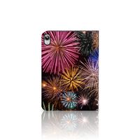 iPad (2022) 10.9 Tablet Hoes met standaard Vuurwerk - thumbnail