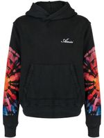 AMIRI hoodie tie-dye à logo brodé - Noir