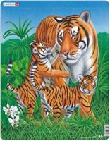 Larsen Puzzel - Tijger - D6 (23 Stukjes) - Puzzel;Puzzel (7023850208061)