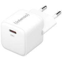 Intenso GaN USB-oplader 30 W Binnen Uitgangsstroom (max.) 3 A Aantal uitgangen: 1 x USB-C GaN, USB Power Delivery (USB-PD)