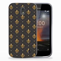 Nokia 1 TPU bumper Franse Lelie