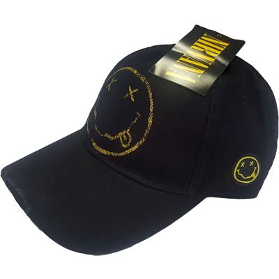 Rock Off Nirvana Smiley (Distressed) Unisex baseballcap