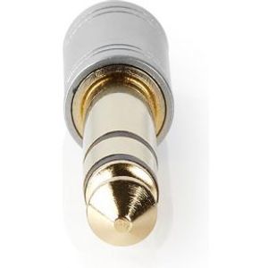 Audio Adapter | 6.35 mm Male - 3.5 mm Female | Metal | Silver