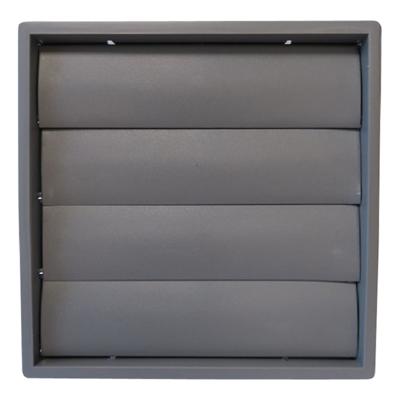 Kunststof Overdrukrooster, Aansluiting 150mm - Grijs