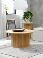 Salontafel Nola Naturel Ø90 cm - Giga Living