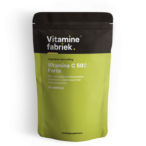 Vitamine C - 500 Forte - 30 tabletten - Vitaminefabriek.nl