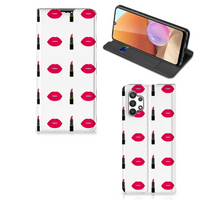 Samsung Galaxy A32 4G | A32 5G Enterprise Editie Hoesje met Magneet Lipstick Kiss