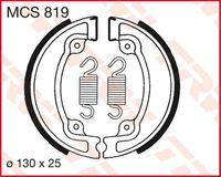TRW Remschoenen, remblokken en voor de moto, MCS819