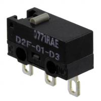 Omron D2F-01-D3 Microschakelaar 30 V/DC 0.1 A 1x aan/(aan) 1 stuk(s) Bag