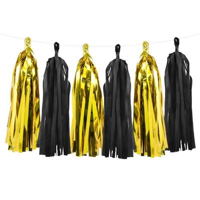 Slinger Tassel goud zwart DIY