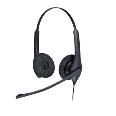 Jabra Biz 1500 Duo QD Headset Bedraad Hoofdband Kantoor/callcenter Zwart Jabra Biz 1500 Duo QD Headset Bedraad Hoofdband Kantoor/callcenter Zwart