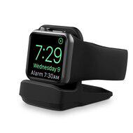 Siliconen Apple Watch houder - Zwart - Geschikt voor alle series Apple Watch - thumbnail